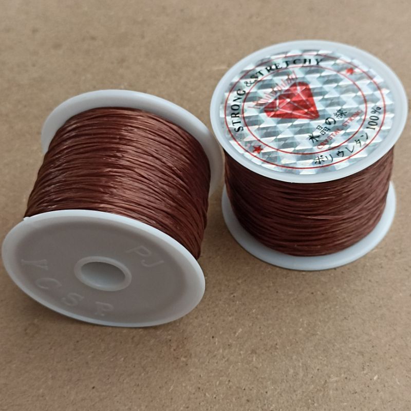 Tali benang karet korea / crystal string untuk gelang dan kalung super elastis