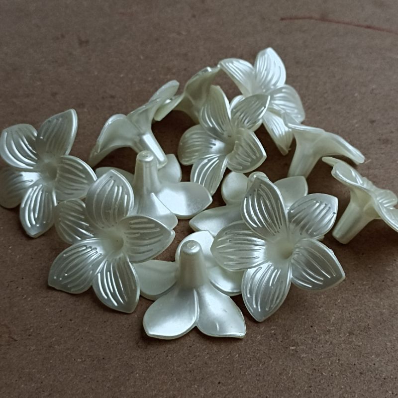 8pcs corong tanggung mutiara