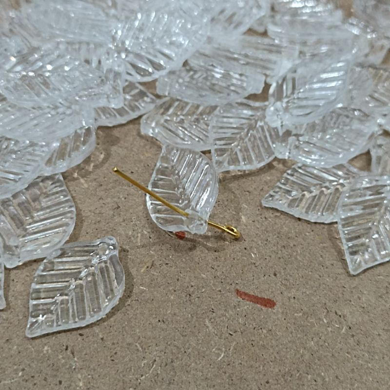 37pcs daun serat kecil
