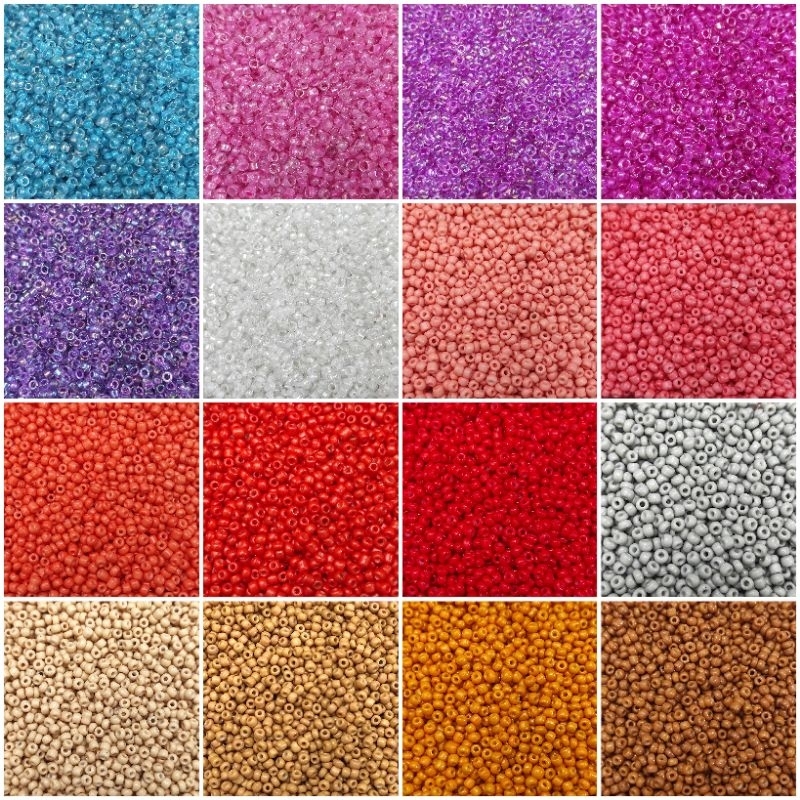 25gr payet manik pasir warna lengkap ukuran 8/o