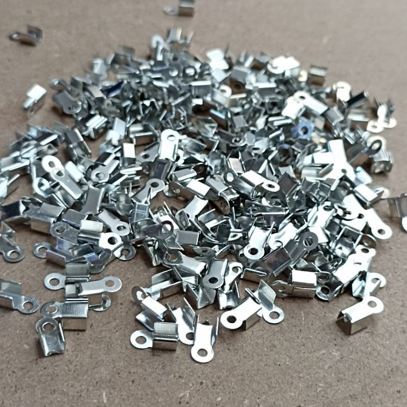 70pcs/5gr kait stopper kotak klep penjepit kalung gelang bahan aksesoris