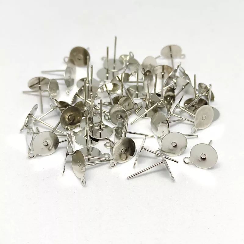 12pcs bahan anting tusuk bahan aksesoris