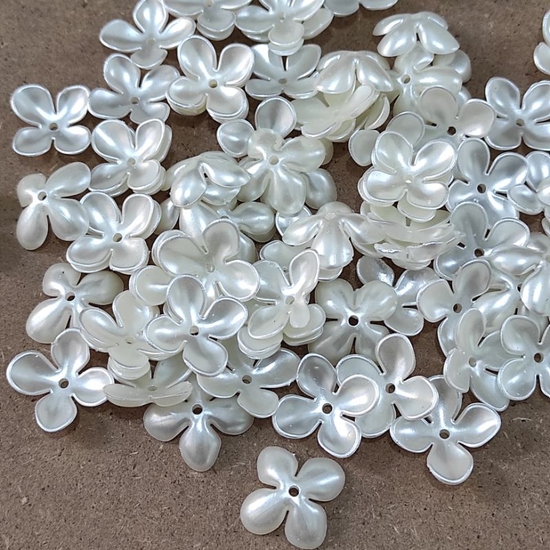 17-90pcs kelopak bunga mutiara