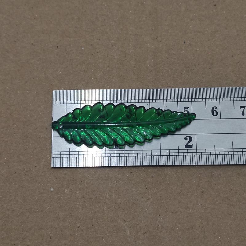 20pcs daun pakis bahan bunga akrilik