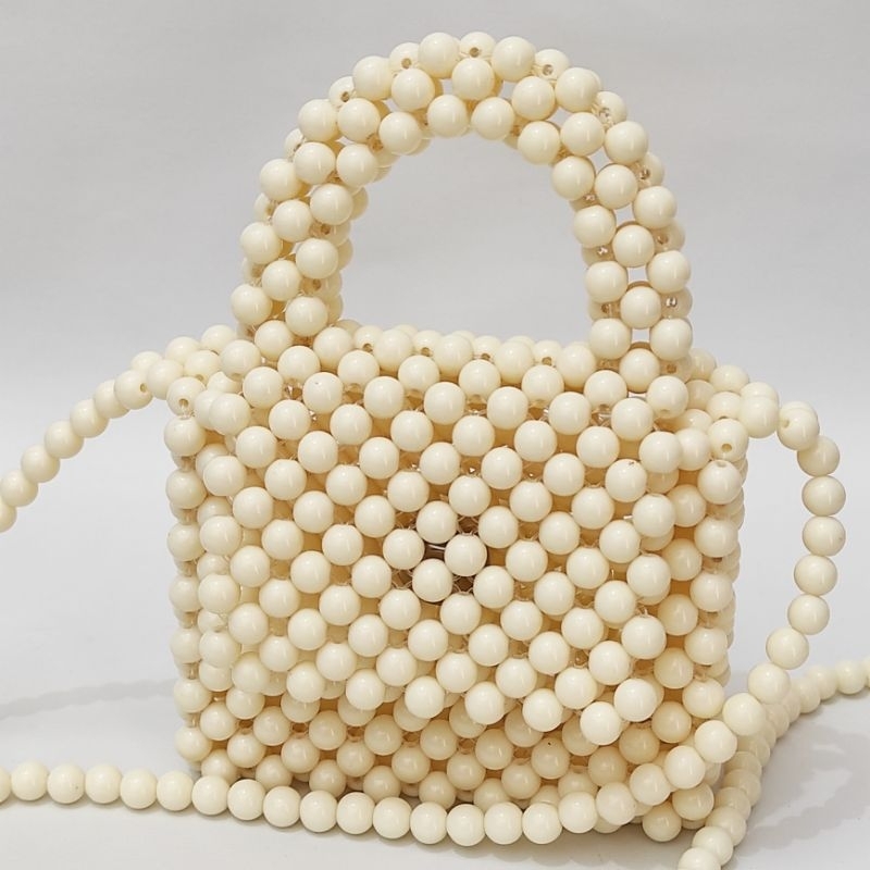 tas manik manik // mini shoulder bag // bead bag// tas mote