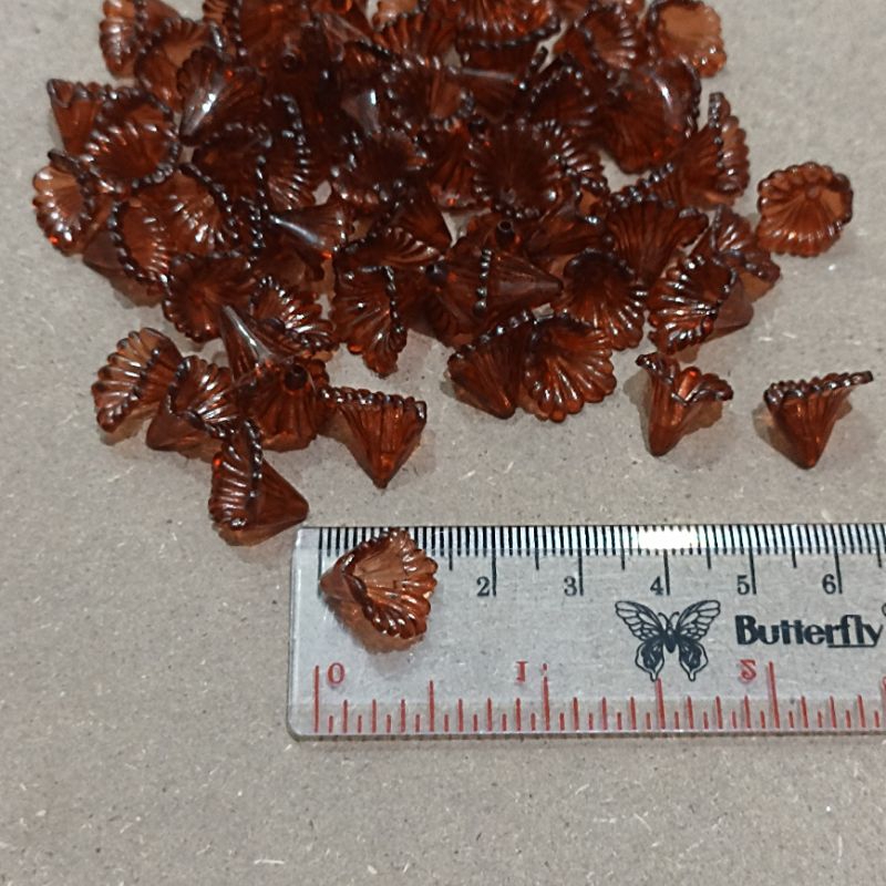 80pcs corong lily mini kecil bening