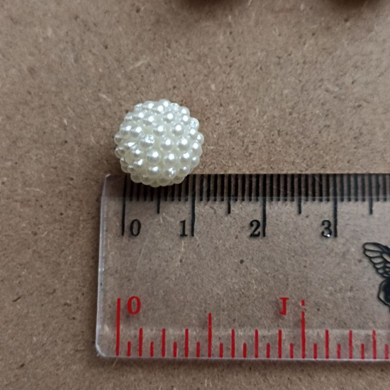 17-35pcs mutiara berry mote pearl ukuran 12,14,16