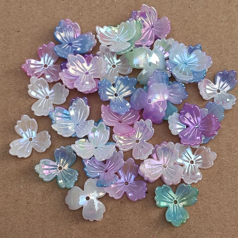 14-65pcs kelopak bunga spesial blink blink mix warna