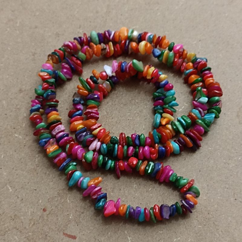 1string manik batu kerikil mix warna