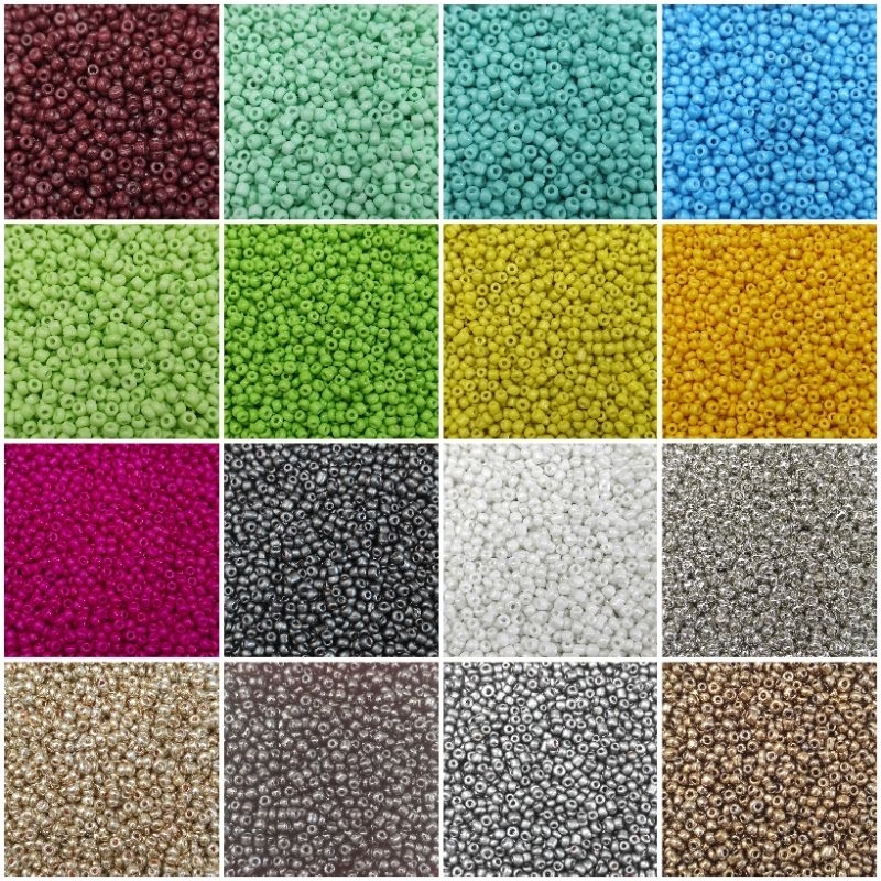 25gr payet manik pasir warna lengkap ukuran 8/o