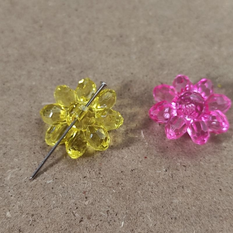 23pcs putik bunga matahari akrilik