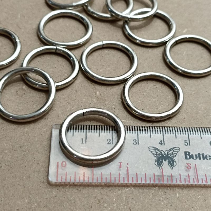 1pcs ring ukuran 2.5cm bahan tas
