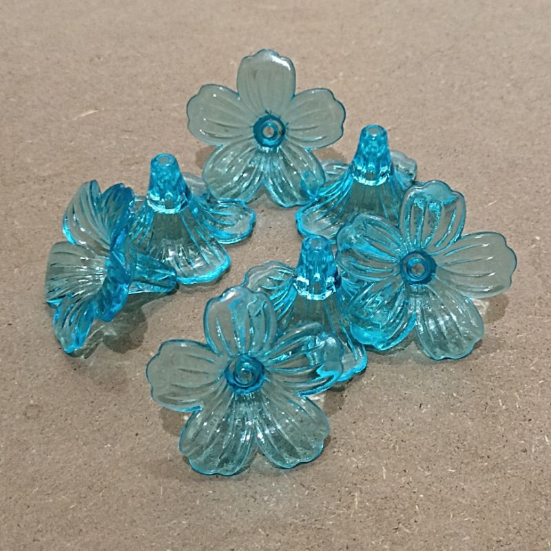 5pcs kelopak corong besar clear