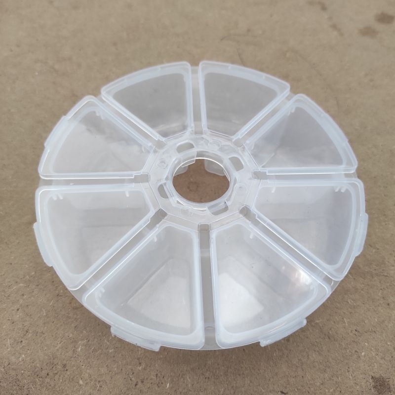 kotak penyimpanan manik/box bahan craft/box sekat