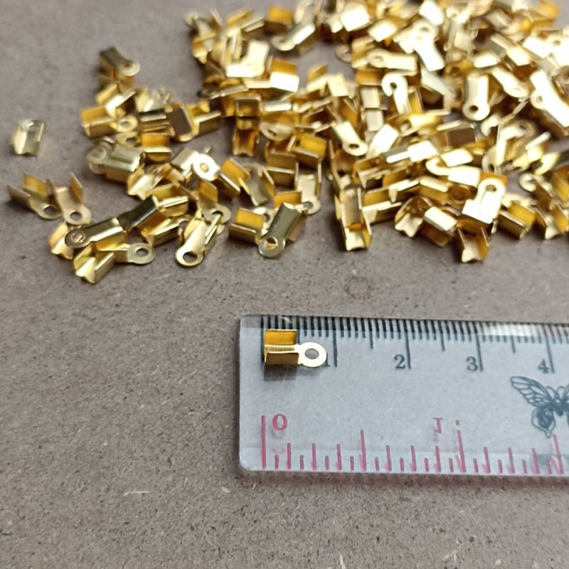 70pcs/5gr kait stopper kotak klep penjepit kalung gelang bahan aksesoris