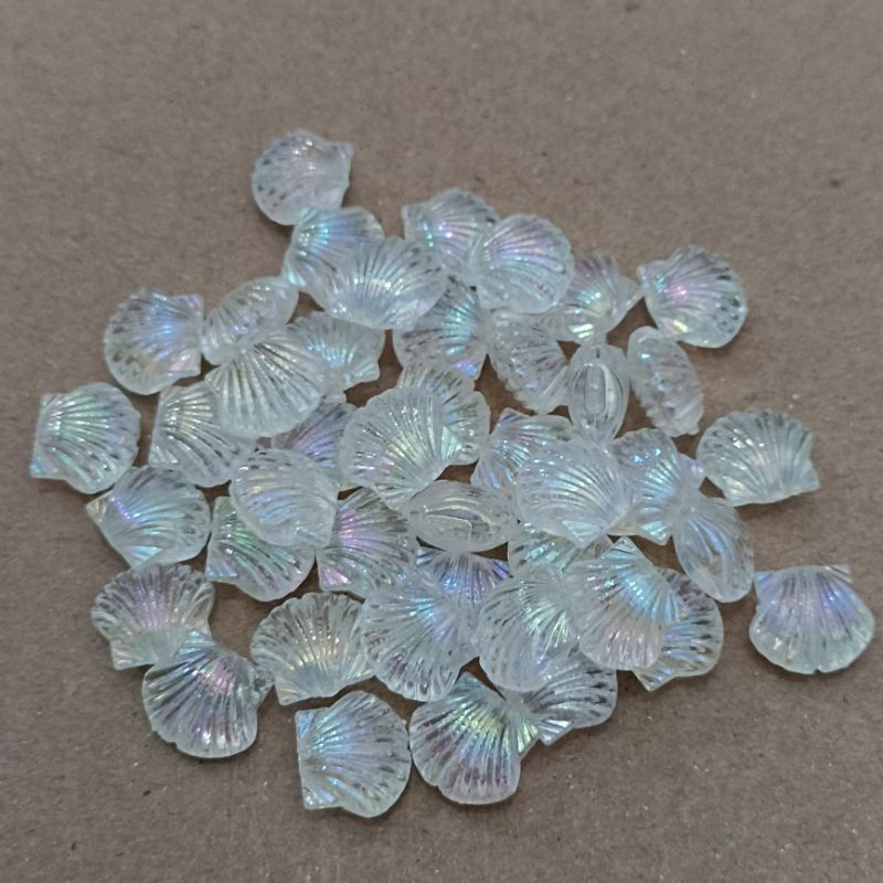 20-48pcs Mote Aplikasi Bening Ab