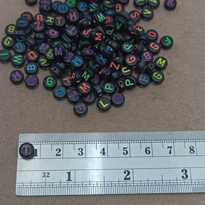 155pcs bulat hitam