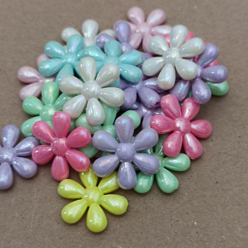 14pcs - 70pcs Mote Aplikasi pastel ab mix warna