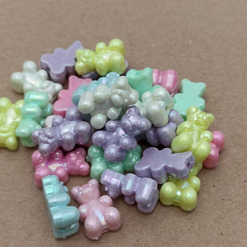 14pcs - 70pcs Mote Aplikasi pastel ab mix warna