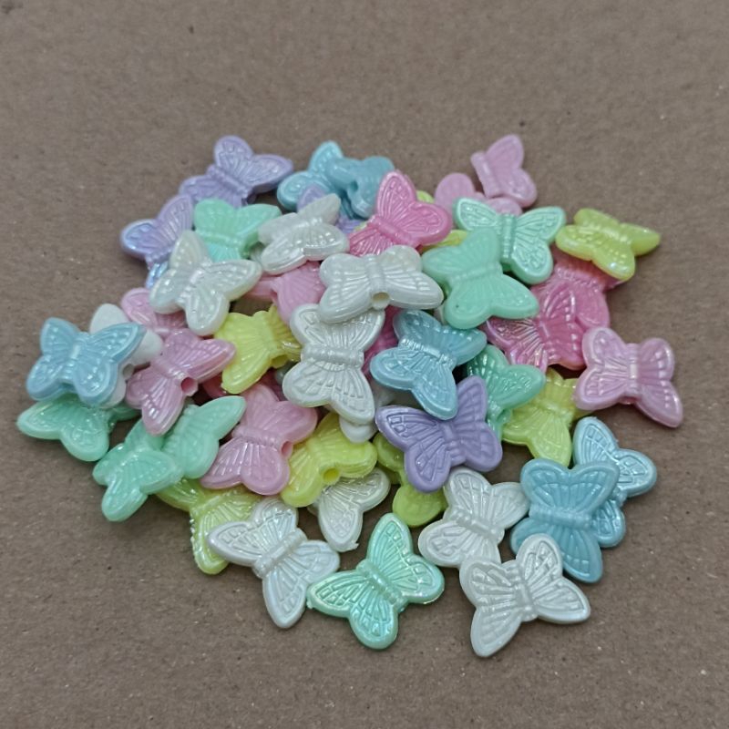 14pcs - 70pcs Mote Aplikasi pastel ab mix warna