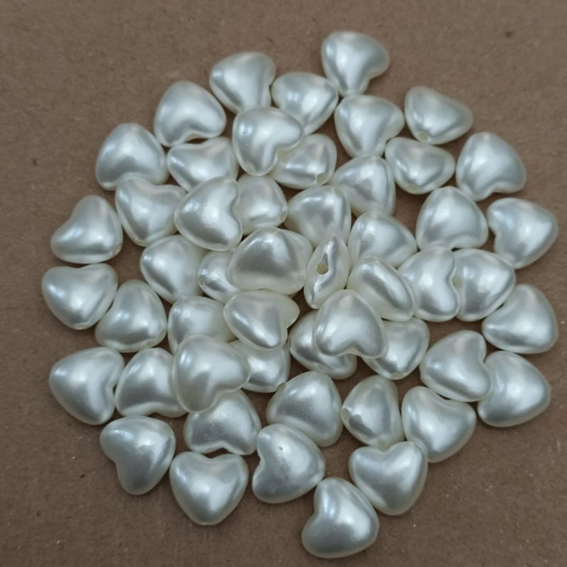 46-98pcs Mote Love Lubang Tembus